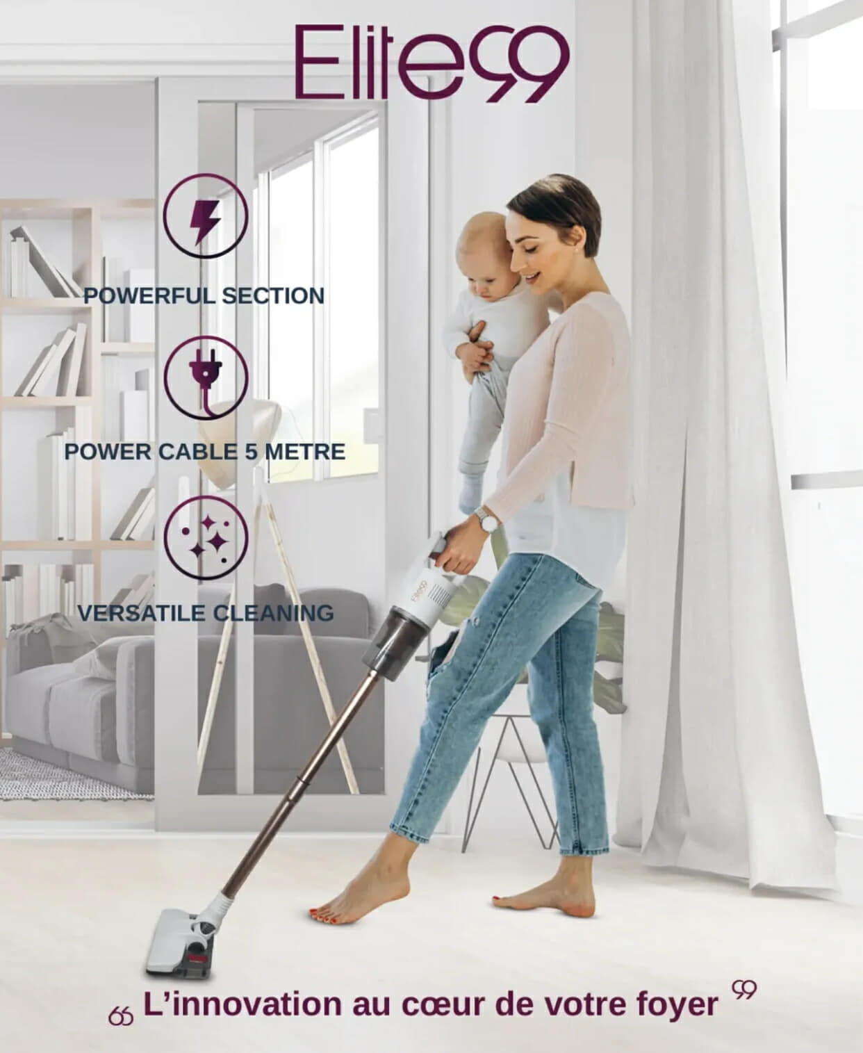 المكنسة الكهربائية ELITE99 - Image 2